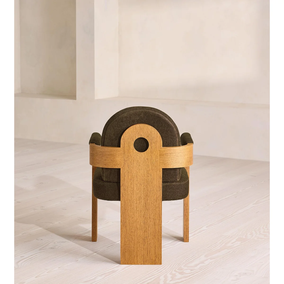 Emerson Dining Chair, Linen Chenille, Chocolate, UK – image 5