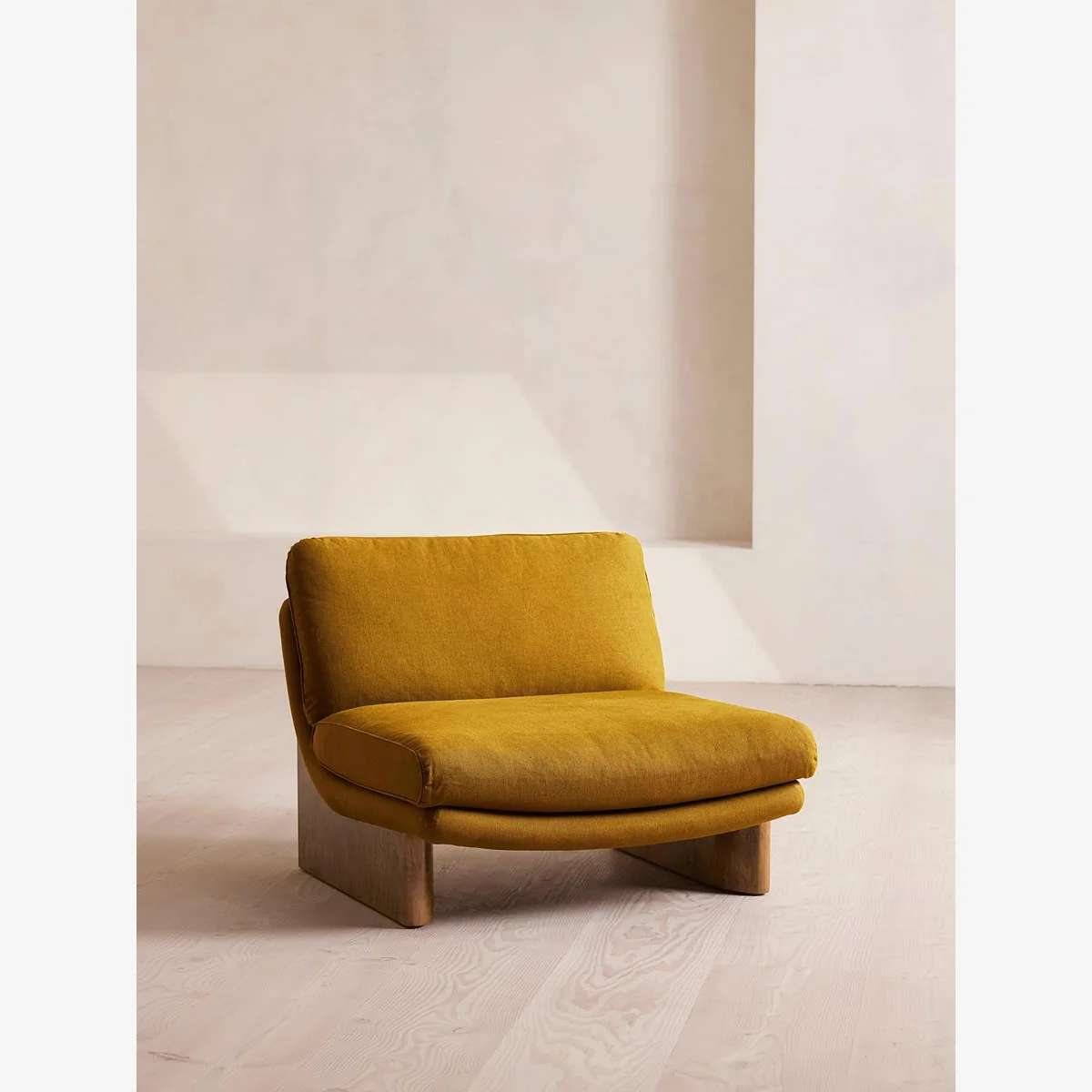Tellis Chair, Linen, Turmeric, UK – image 1