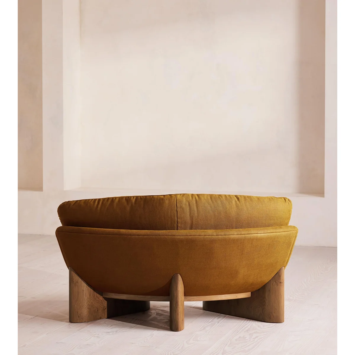Tellis Corner Chair, Linen, Turmeric, UK – image 5