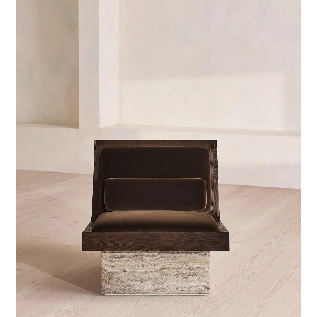 Danilo Armchair, Velvet, Chocolate UK – image 4