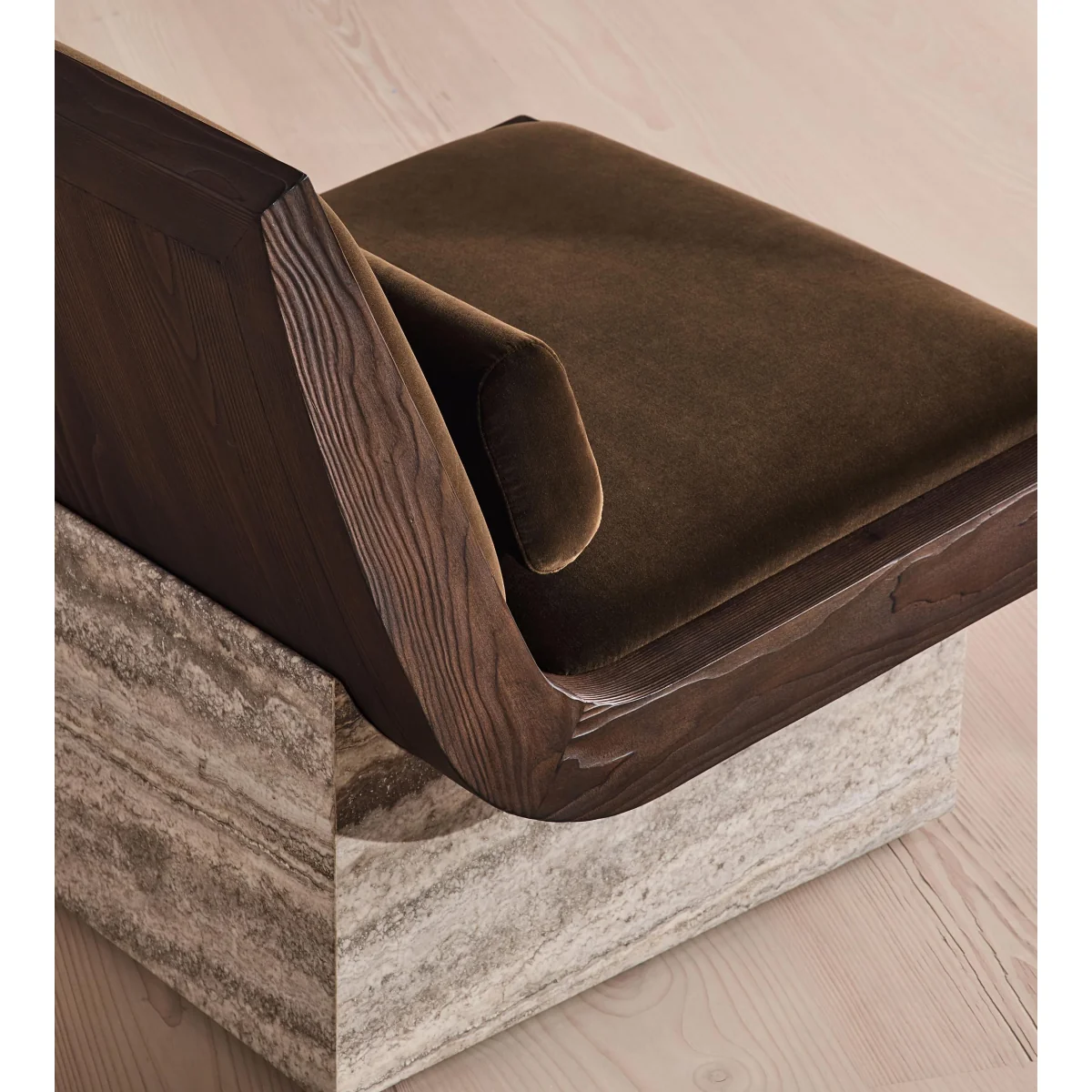 Danilo Armchair, Velvet, Chocolate UK – image 8