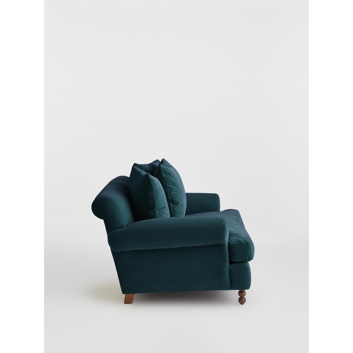 Audrey Loveseat, Velvet Teal – image 3