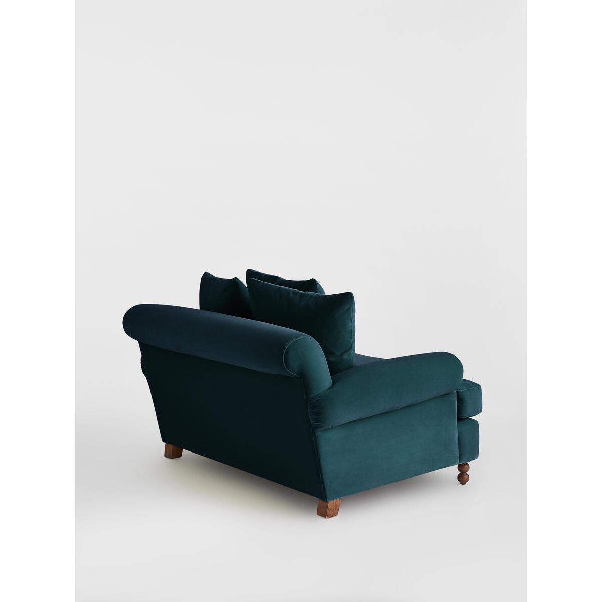 Audrey Loveseat, Velvet Teal – image 4
