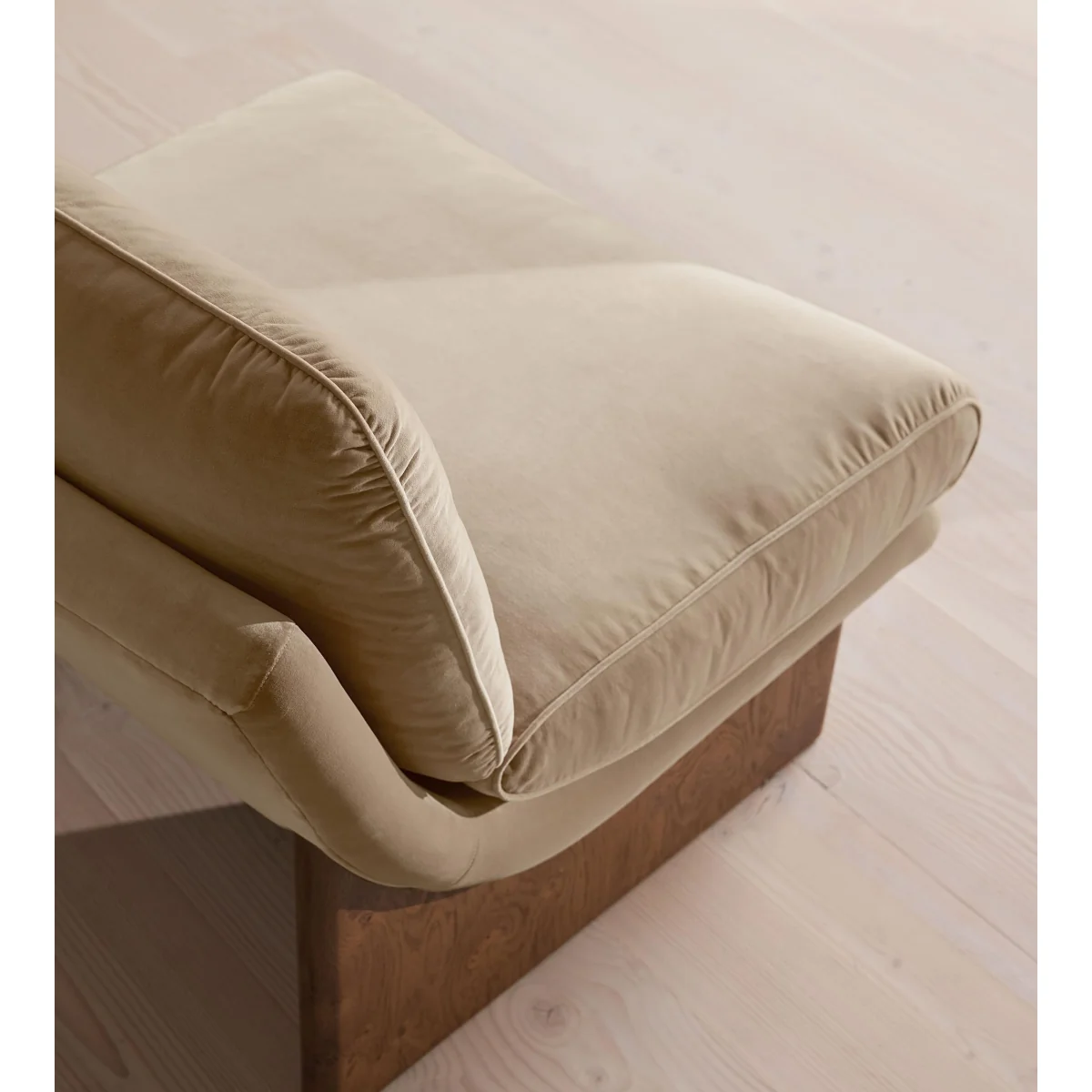 Tellis Chair, Velvet, Oyster, UK – image 6