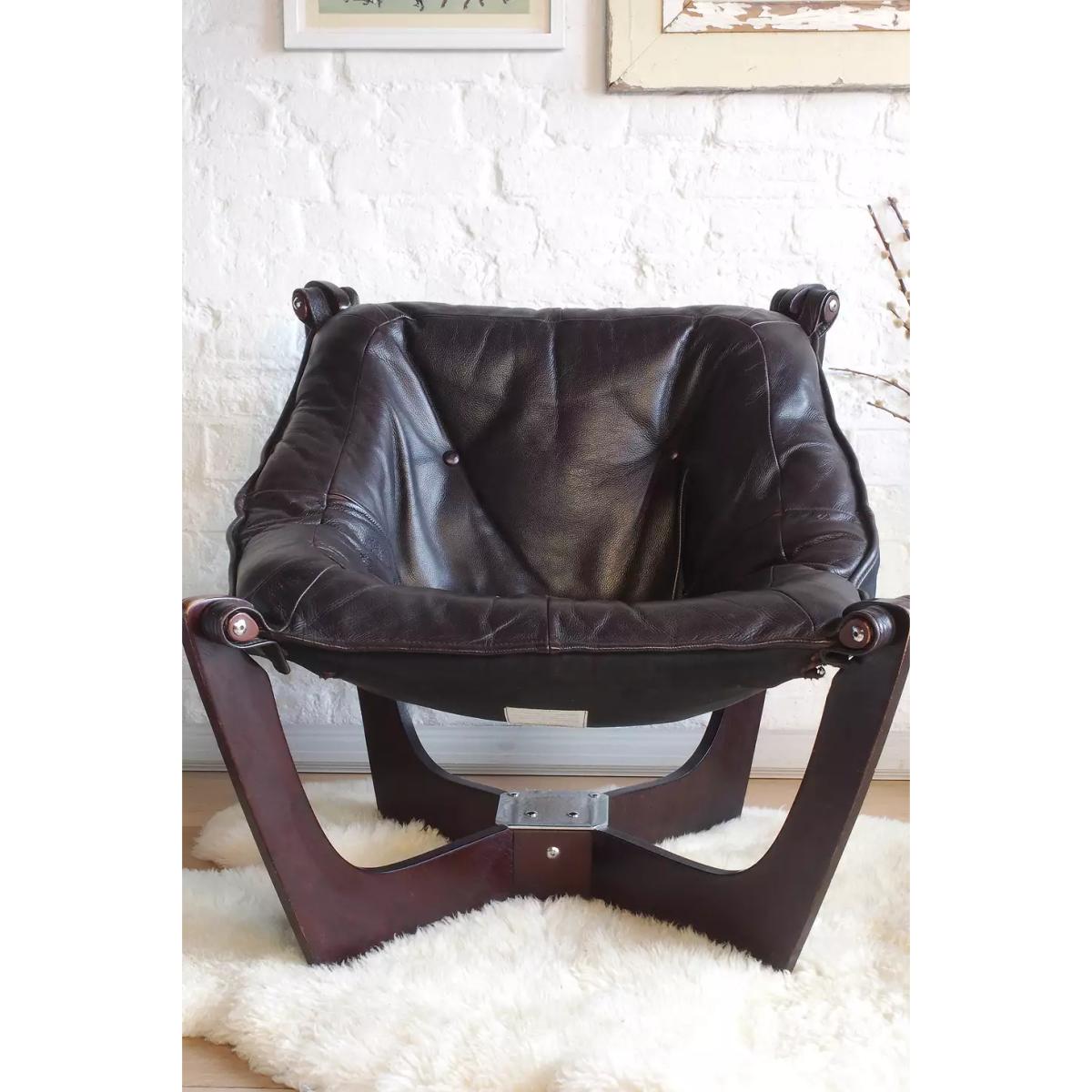 Urban Renewal Vintage 1970s Luna Sling Chair - Brown 73cm x 72cm x 80cm at Urban Outfitters – image 2