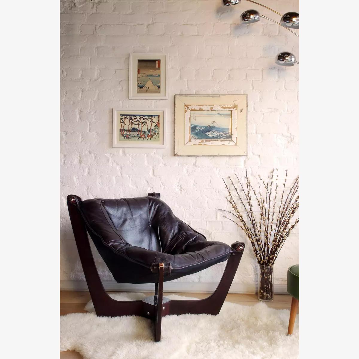 Urban Renewal Vintage 1970s Luna Sling Chair - Brown 73cm x 72cm x 80cm at Urban Outfitters – image 1
