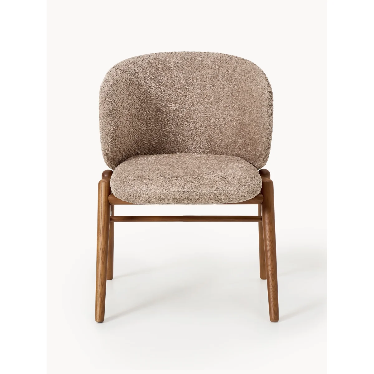 Upholstered Teddy Bouclé Dining Chair Kris – image 2