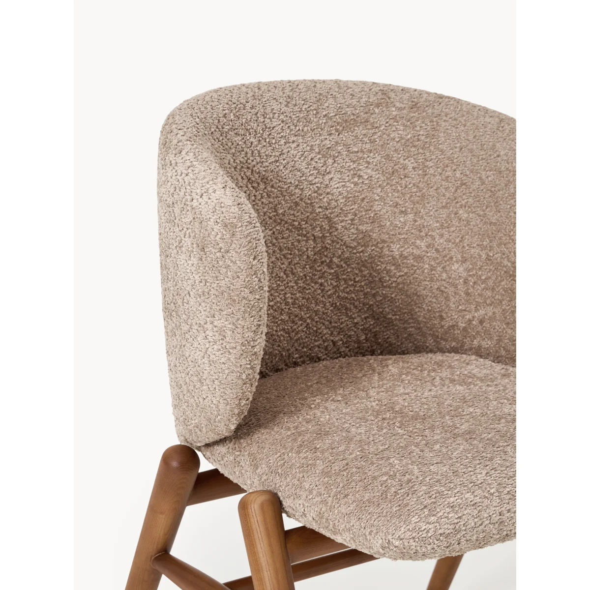 Upholstered Teddy Bouclé Dining Chair Kris – image 5