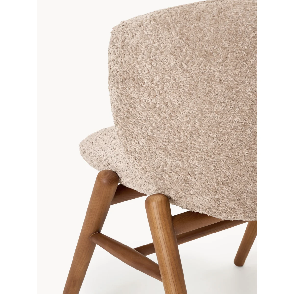 Upholstered Teddy Bouclé Dining Chair Kris – image 6