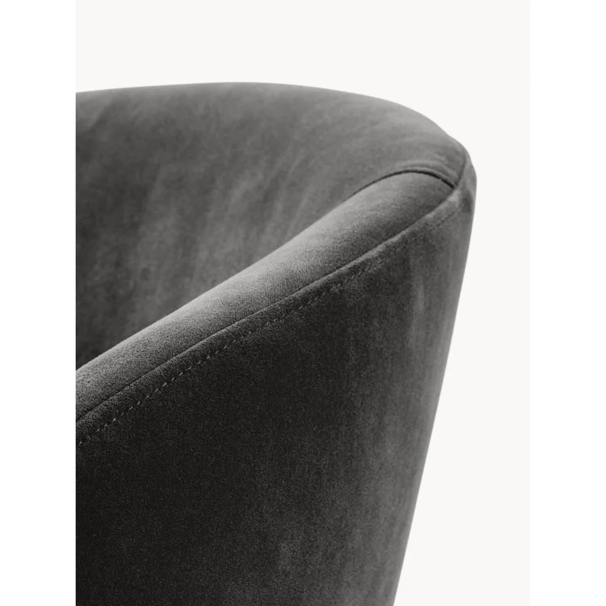 Velvet Dining Chair Kinley with Armrest – image 6