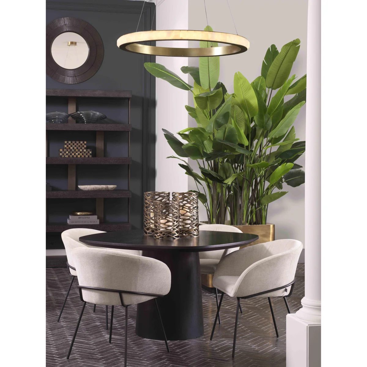 Upholstered Dining Chair Campus with Armrests – image 2