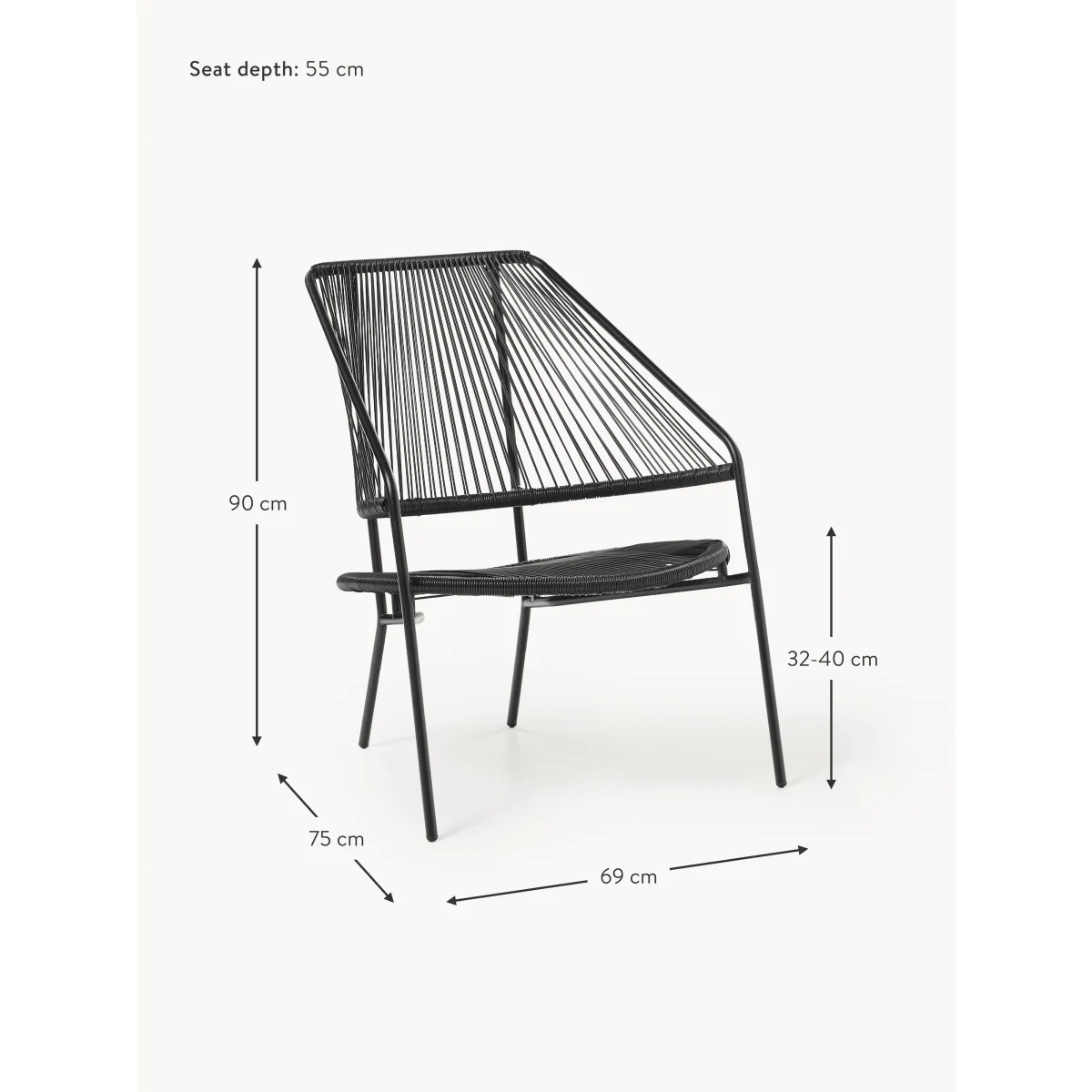 Garden Lounge Chair Jacob – image 8