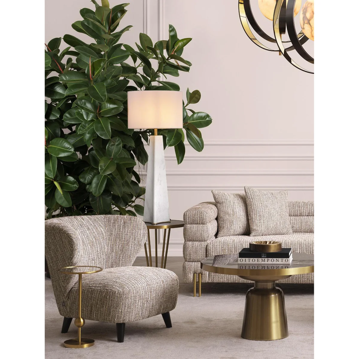 Upholstered Wingback Lounge Chair Hydra – image 2
