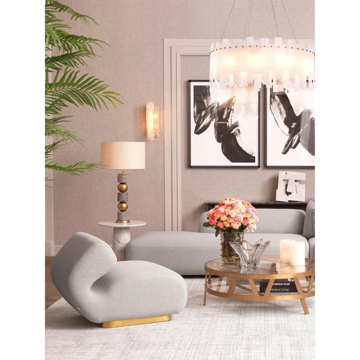 Upholstered Lounge Chair Sansome – image 2