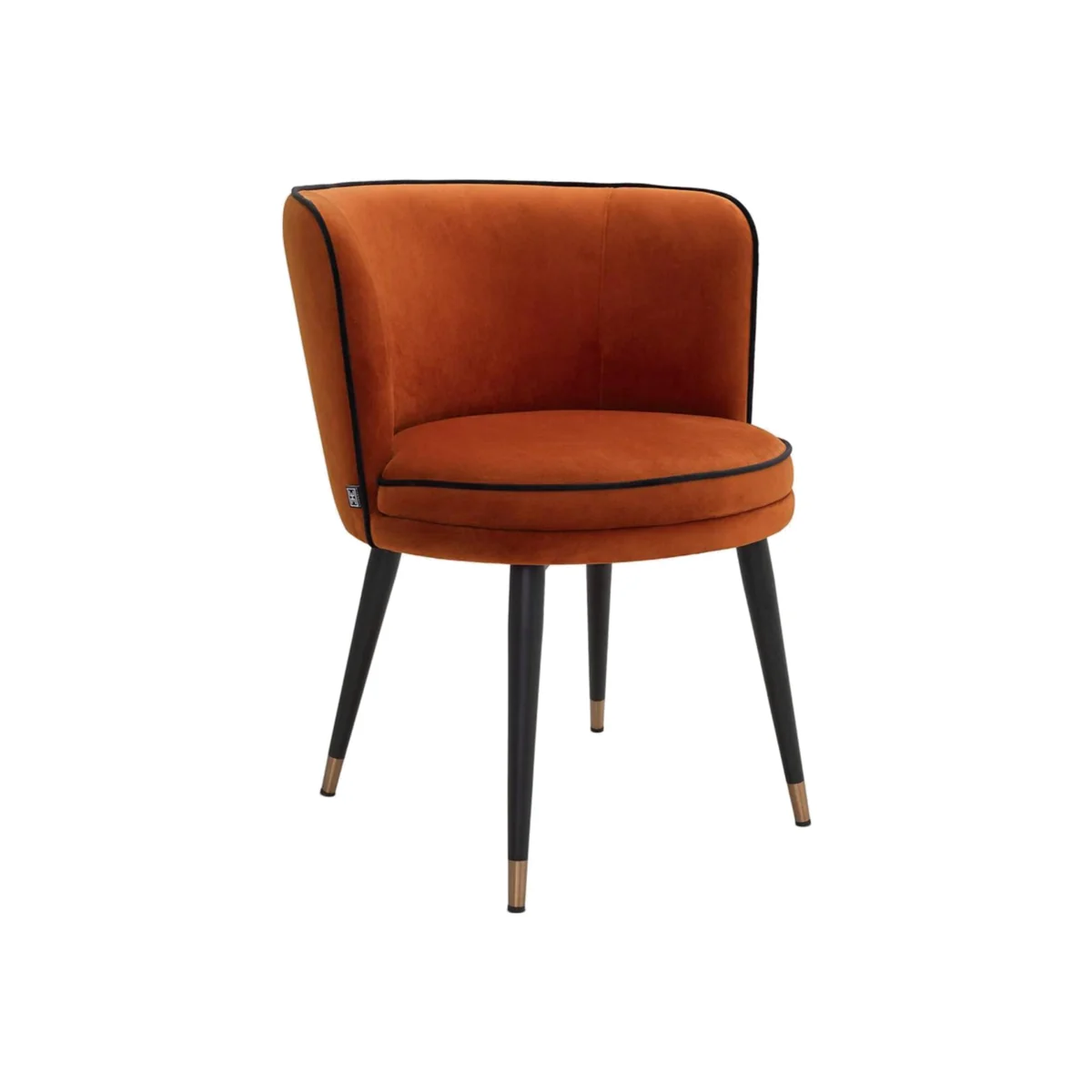 Velvet Dining Chair Grenada with Armrests – image 1