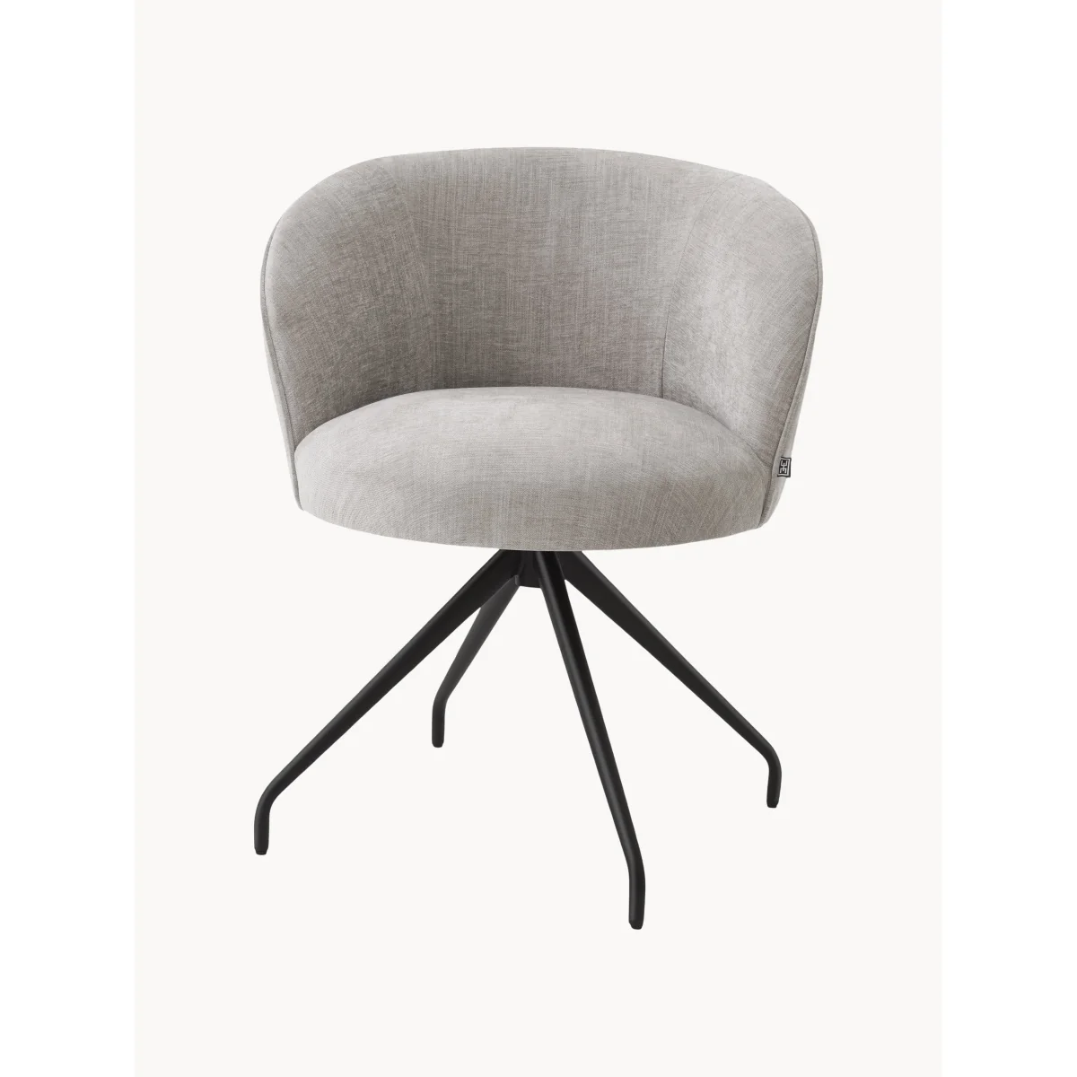 Upholstered Swivel Dining Chair Masters with Armrests – image 3