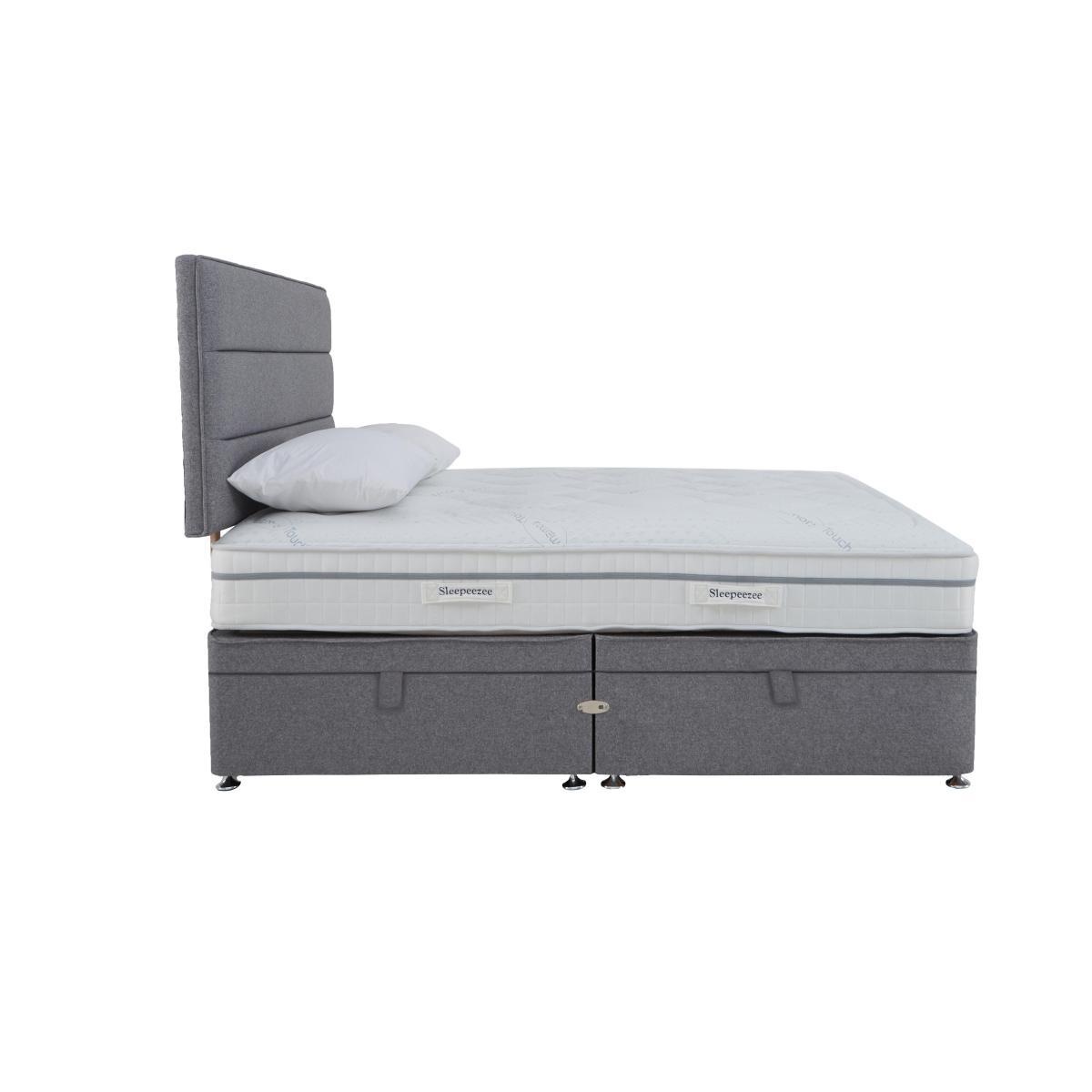 Sleepeezee - Memory Touch Ortho Side-lift Ottoman Divan Set - Single - Grey – image 5