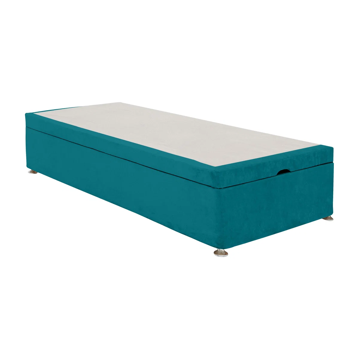 Sleep Story - End-lift Ottoman Divan Base - Single - Teal
