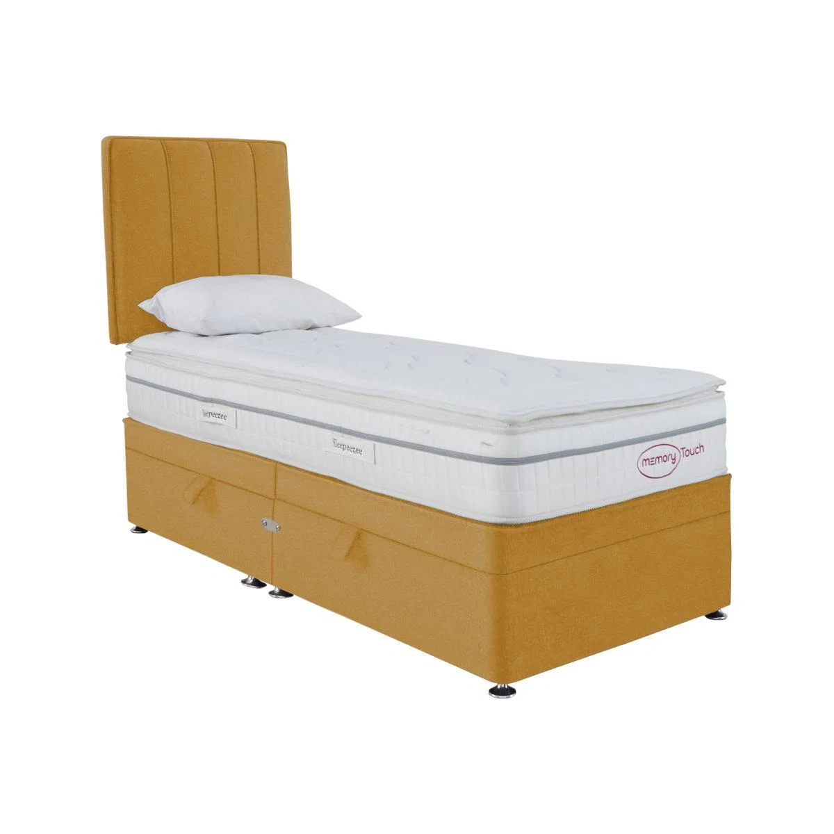 Sleepeezee - Memory Touch 2200 Side-lift Ottoman Divan Set - Single – image 1