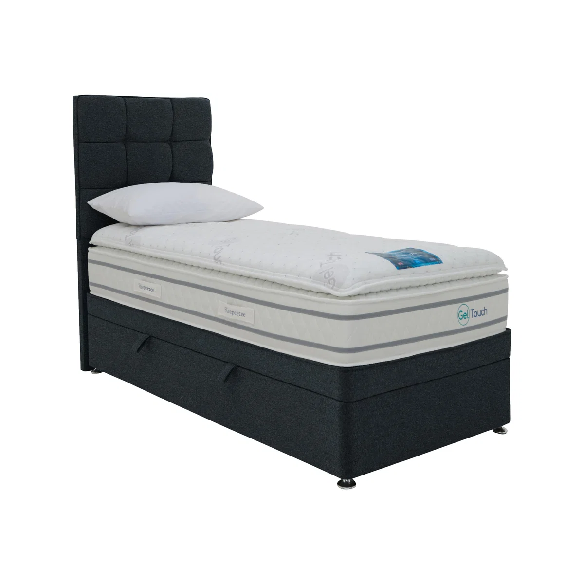 Sleepeezee - Geltouch 4000 Side Lift Ottoman Divan Set - Single – image 1