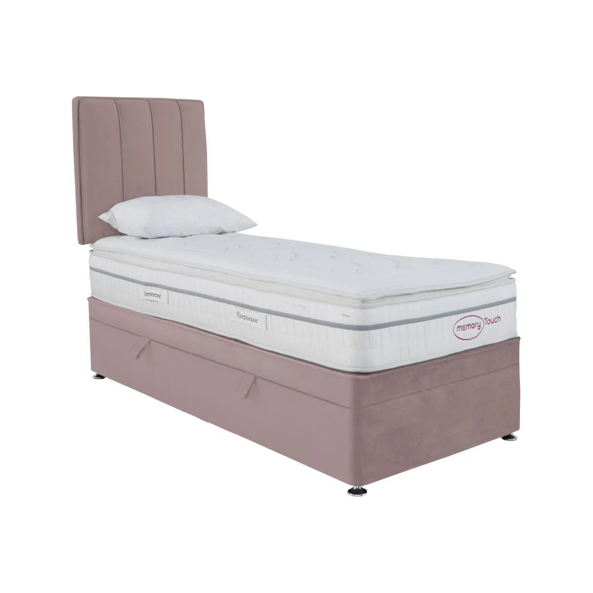 Sleepeezee - Memory Touch 2200 Side-lift Ottoman Divan Set - Single – image 1