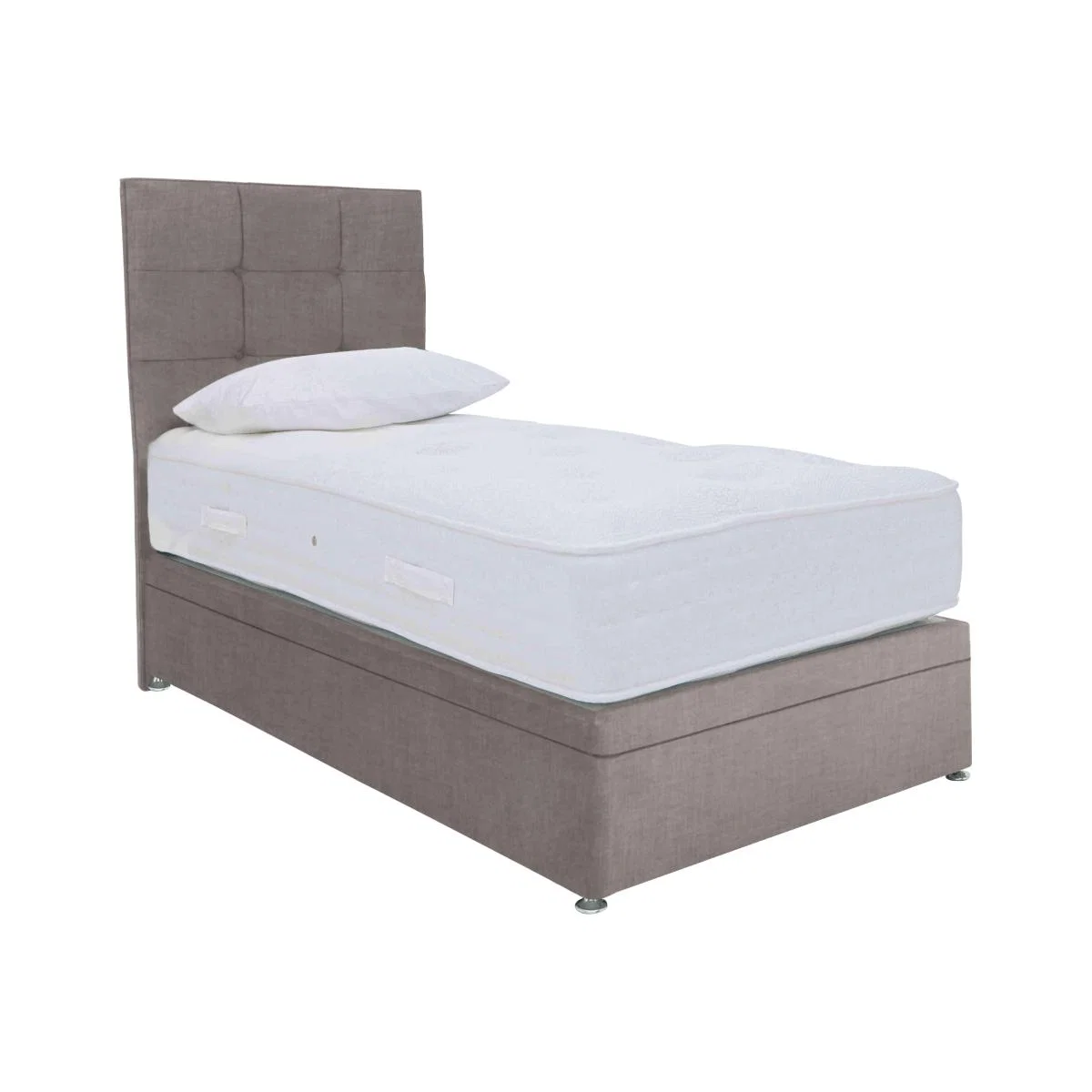 Sleep Story - Luxury 2000 Power Ottoman Divan Set - Small Single - Linoso Dove – image 1