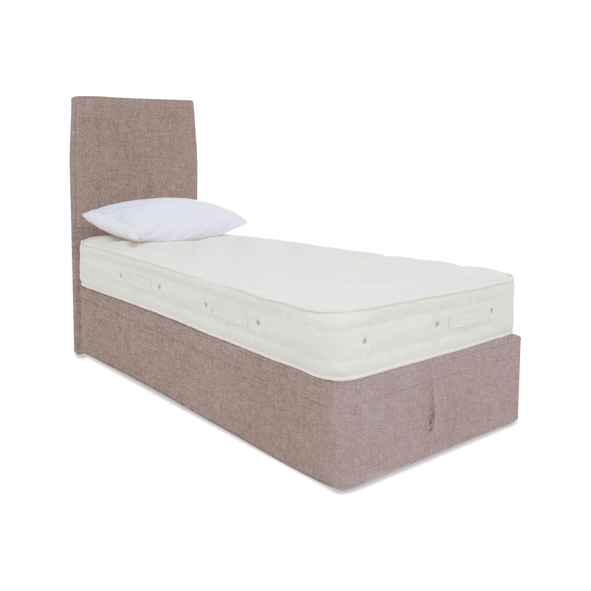 Hypnos - Luxury Firm 2 Ottoman Divan Set - Single - Tweed Rose – image 1