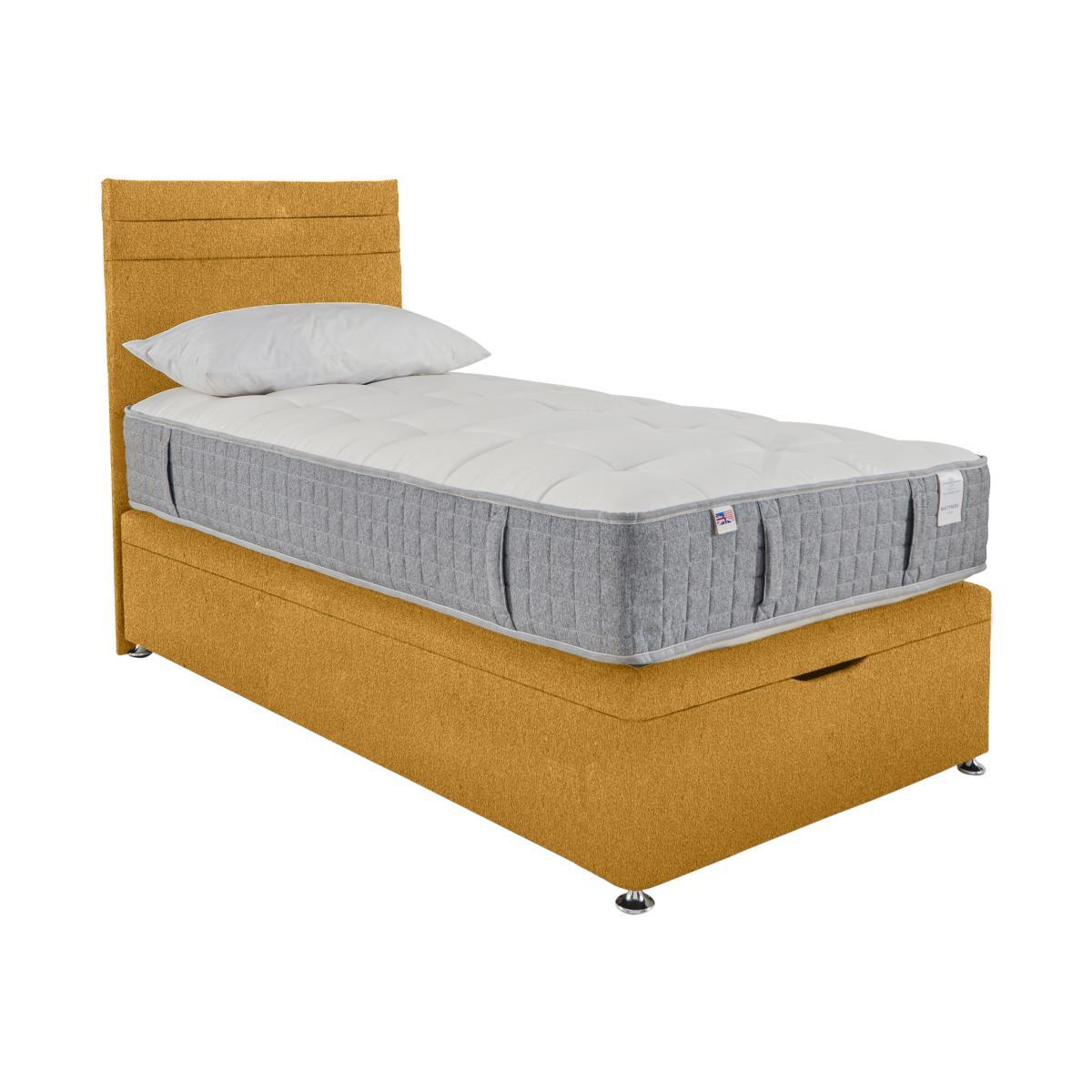 Millbrook - PureTech 1000 End Ottoman Divan Set - Single - Yellow – image 1