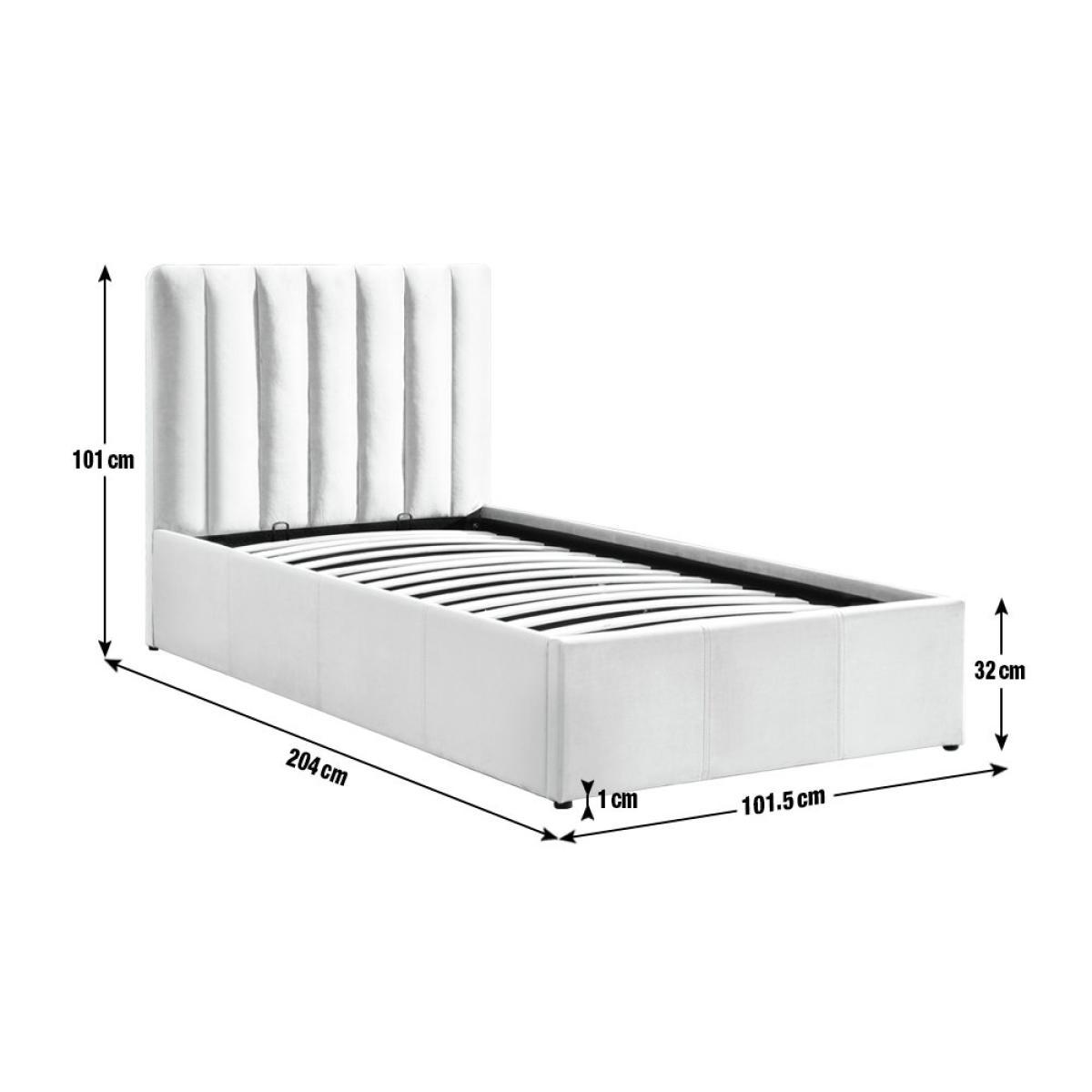 Habitat Pandora Single Ottoman Bed Frame - Grey – image 4