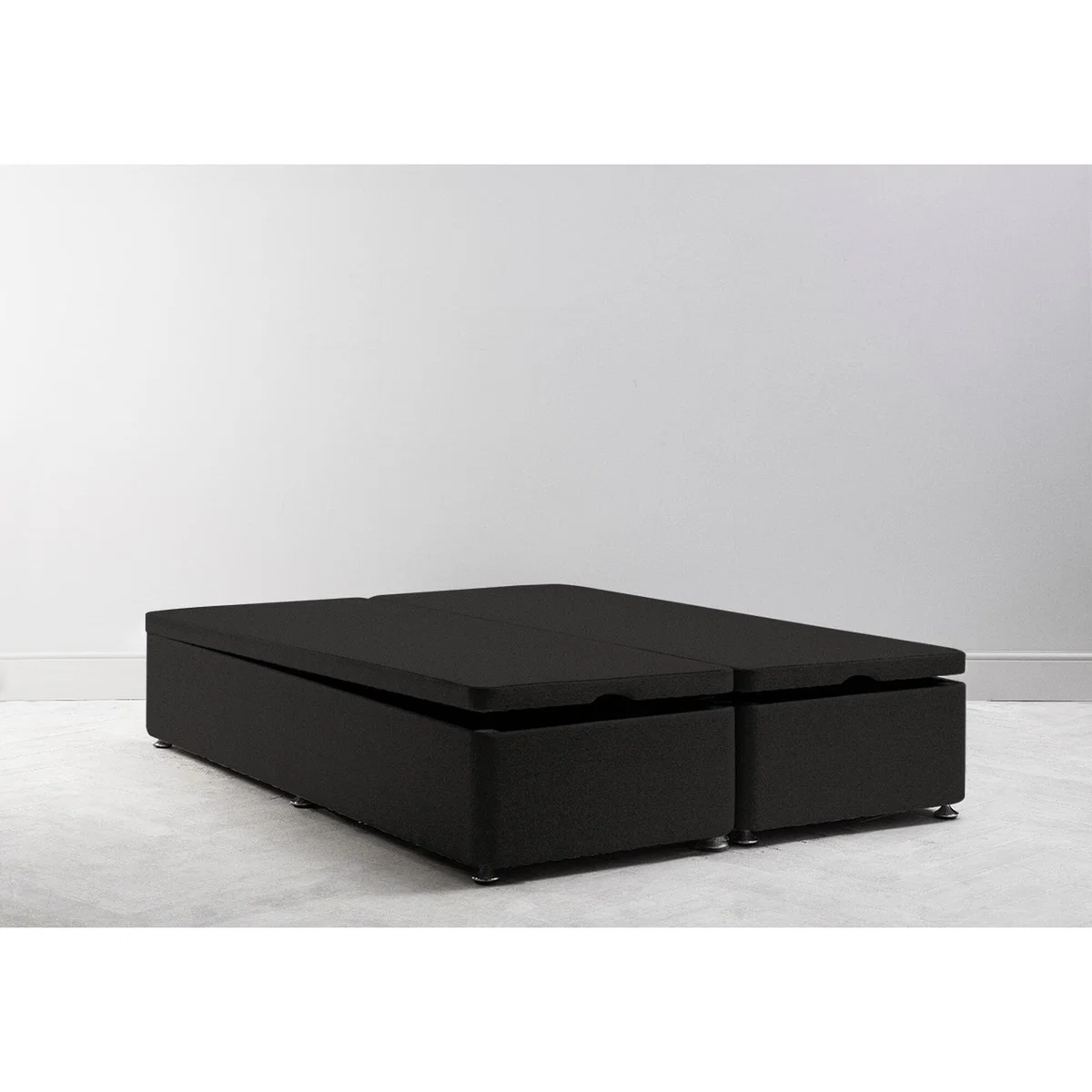 Desmond 3' Single Size Storage Divan in Obsidian Black – image 1
