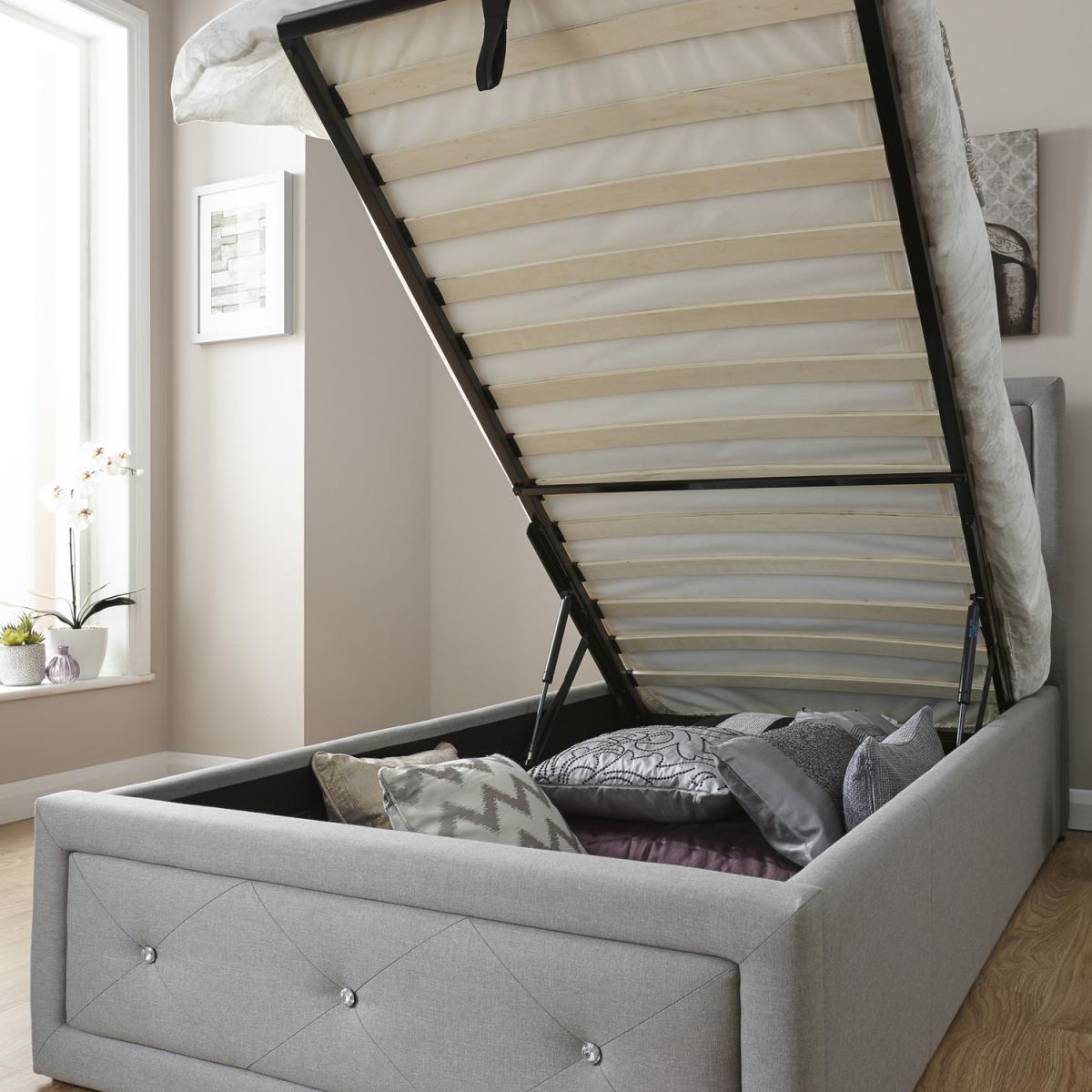 Hollywood Ottman Bed - Stone / Single – image 3