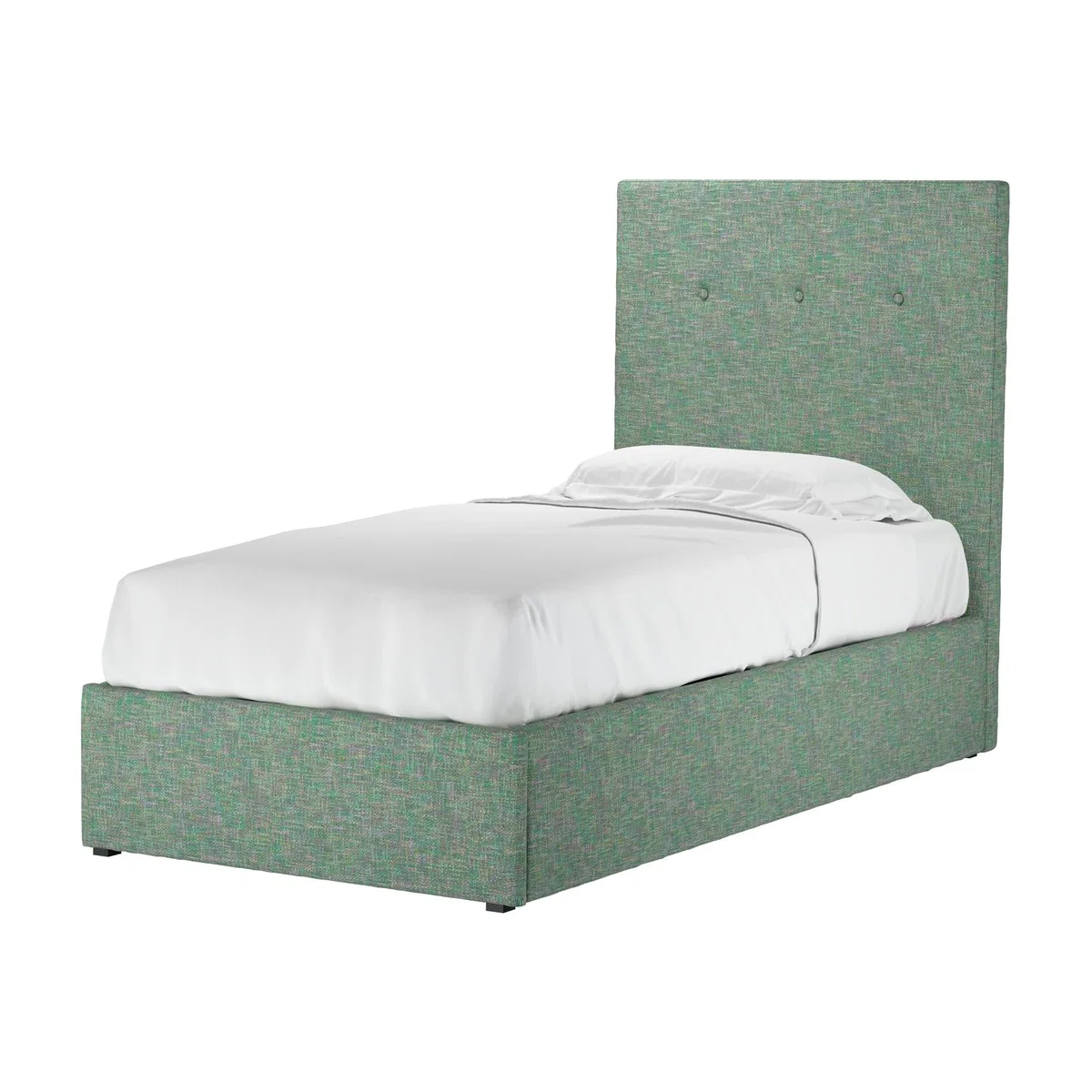 Avery 130cm Single Ottoman Bed in Waterlily Impressionist Tweed - sofa.com