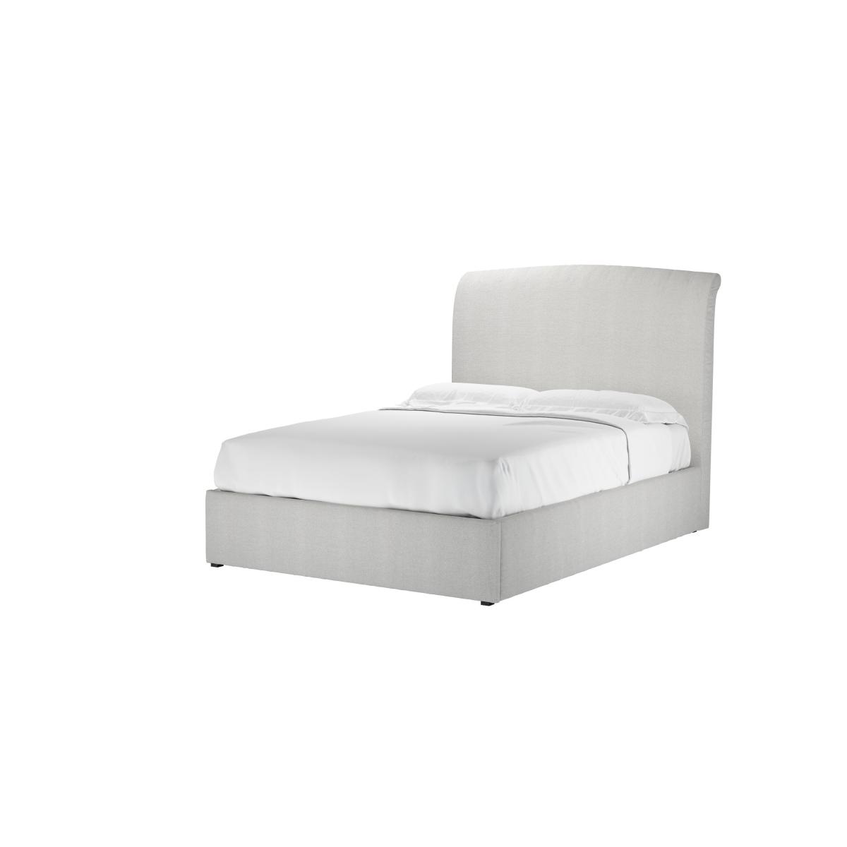 Thea Single Ottoman Bed in Greige Florence Textured Weave – image 2