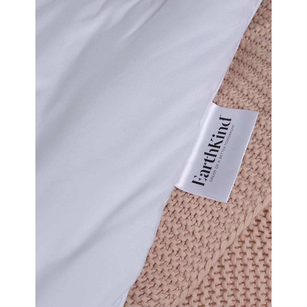 Earthkind Recycled Synthetic 10.5 Tog Duvet - 5FT - White, White – image 7
