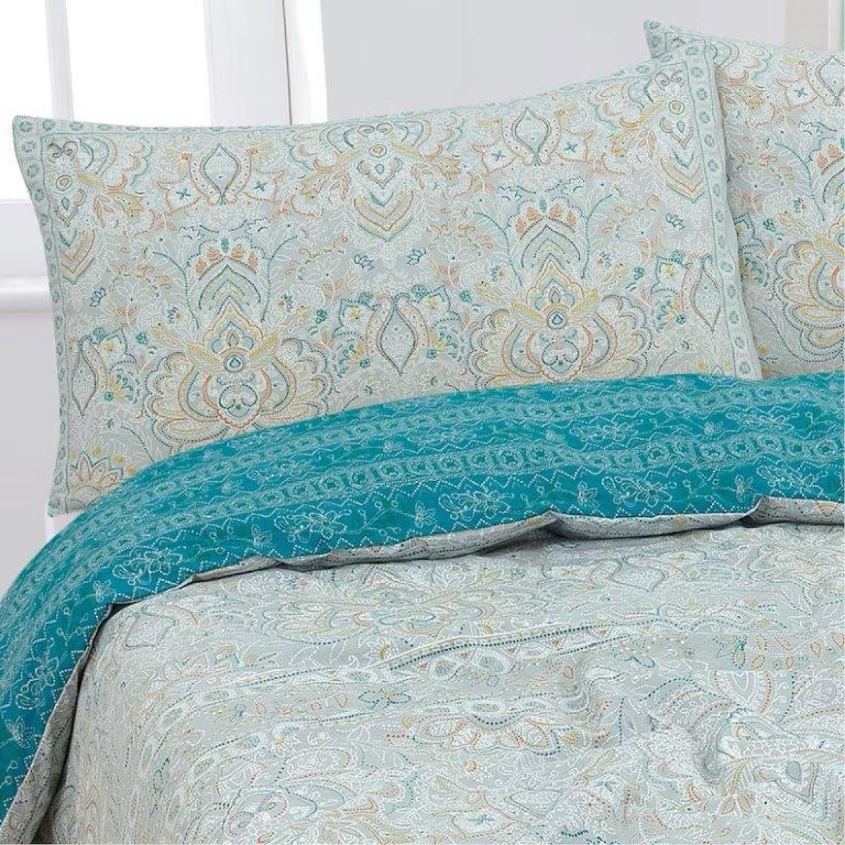 Vantona Eliza Duvet Set - Green - King – image 2