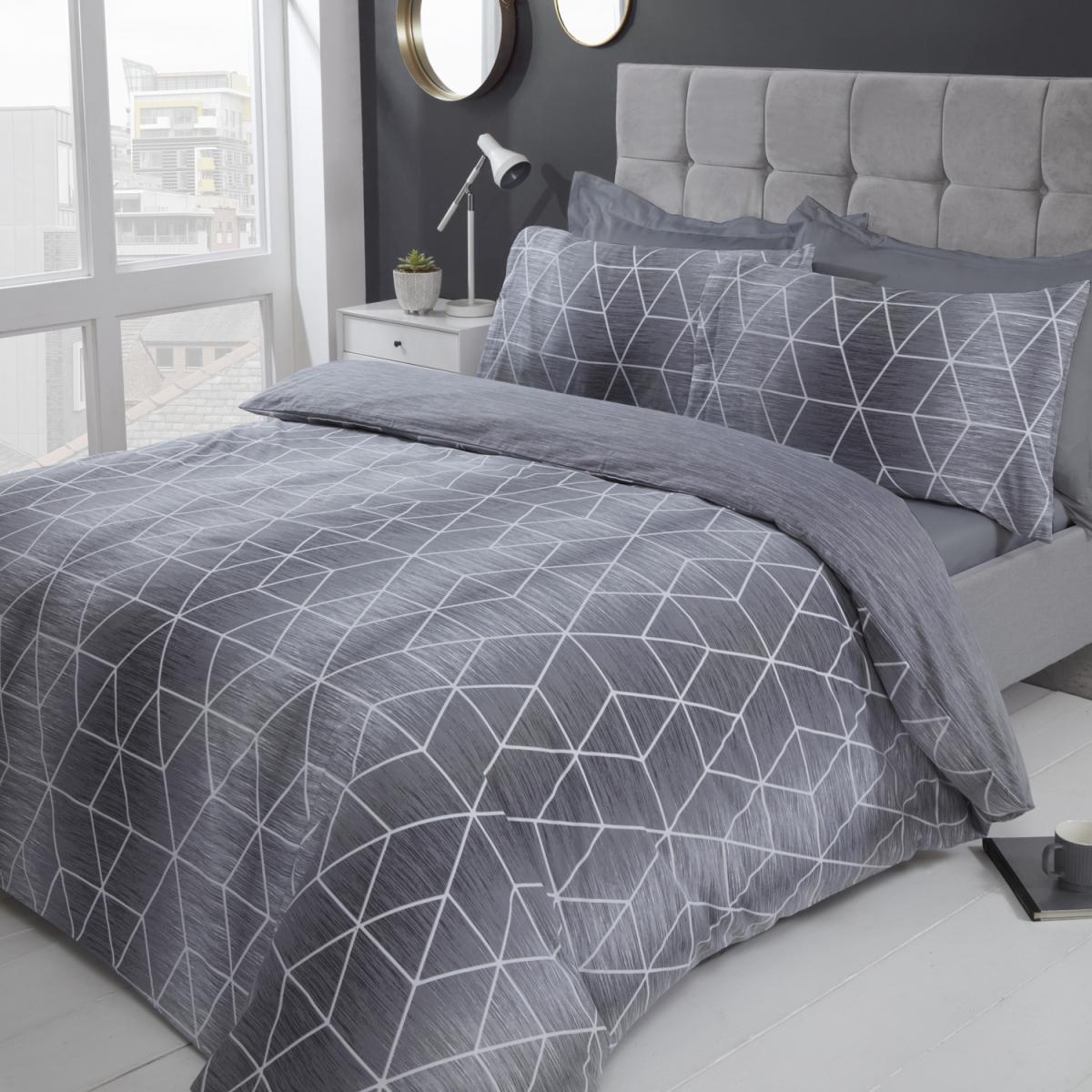 Calvin Duvet Set - Grey / King – image 2