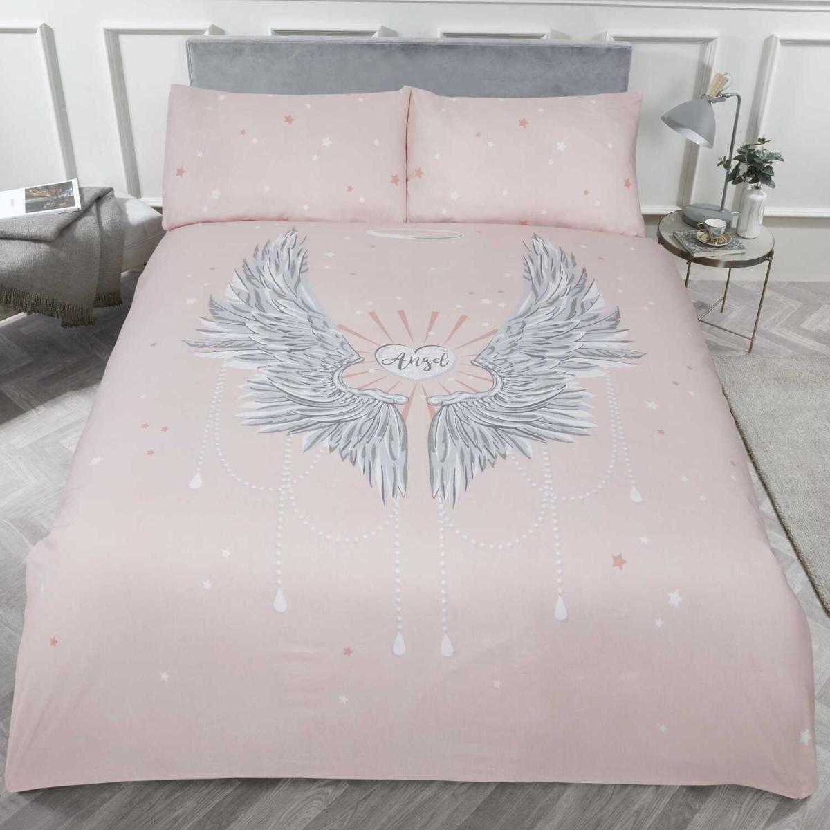 Angel Wings Duvet Set - Blush / King – image 2