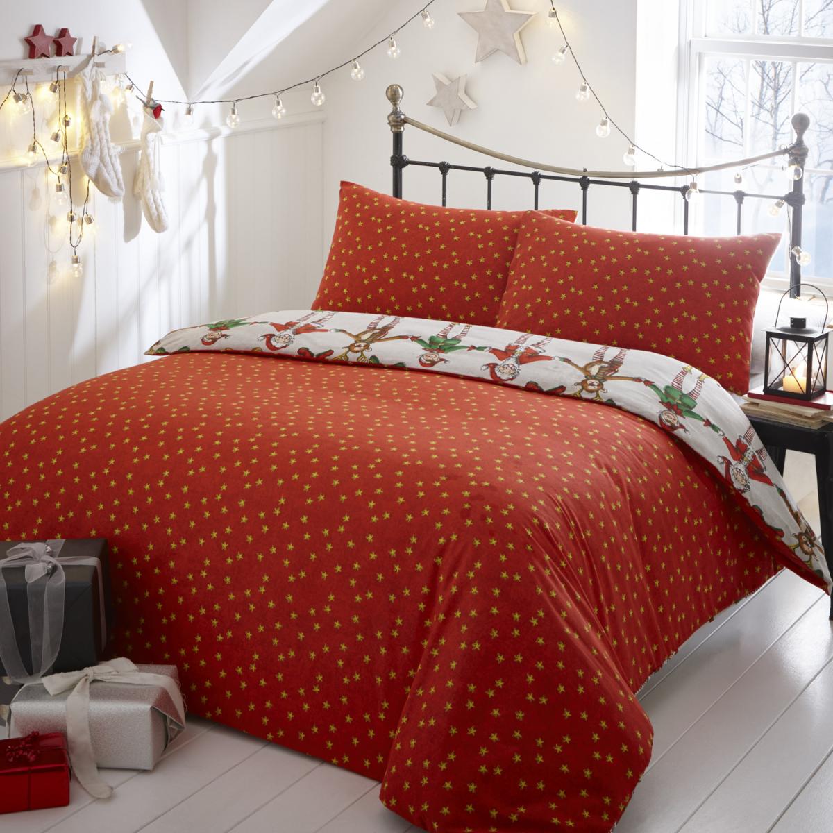 Garland of Friends Duvet Seet - White / King – image 2