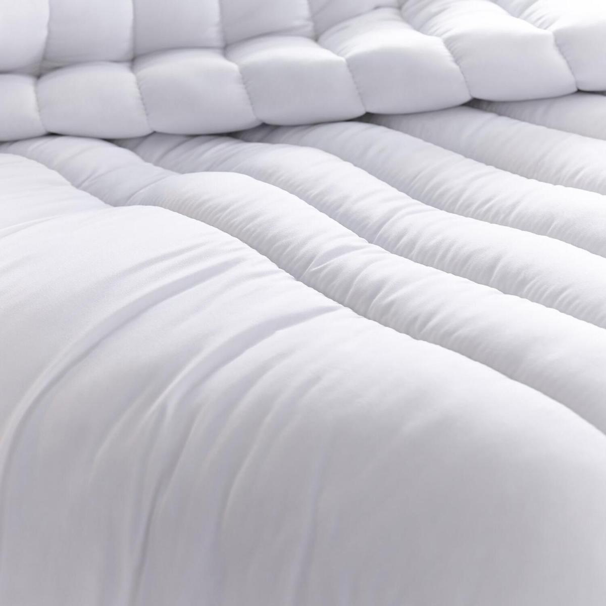 4.5-7.5 Dual Tog Duvet Perfect for Partners Cool Warm Side Bedding - White / King size – image 4