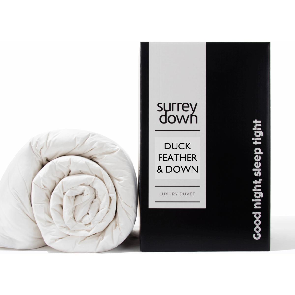 Duck Feather and Down 10.5tog Duvet - White / King size / 220cm – image 5