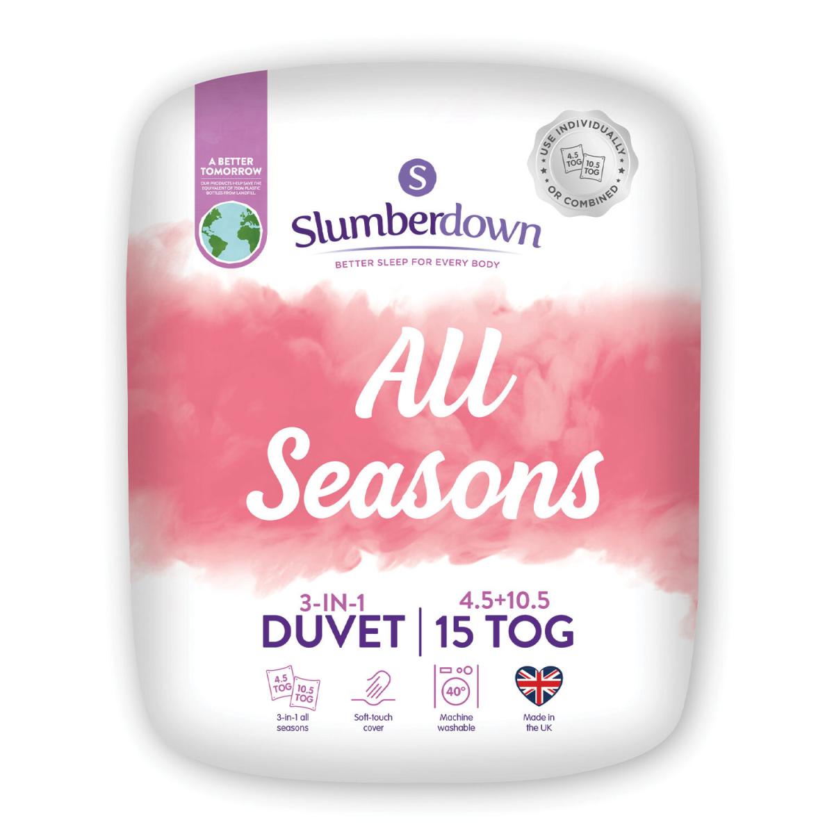 All Seasons Duvet 4.5 & 10.5 Tog  - King – image 4