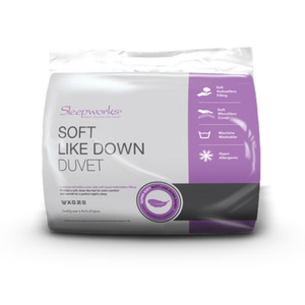 Sleepworks Soft Like Down 10.5Tog Duvet - King – image 2