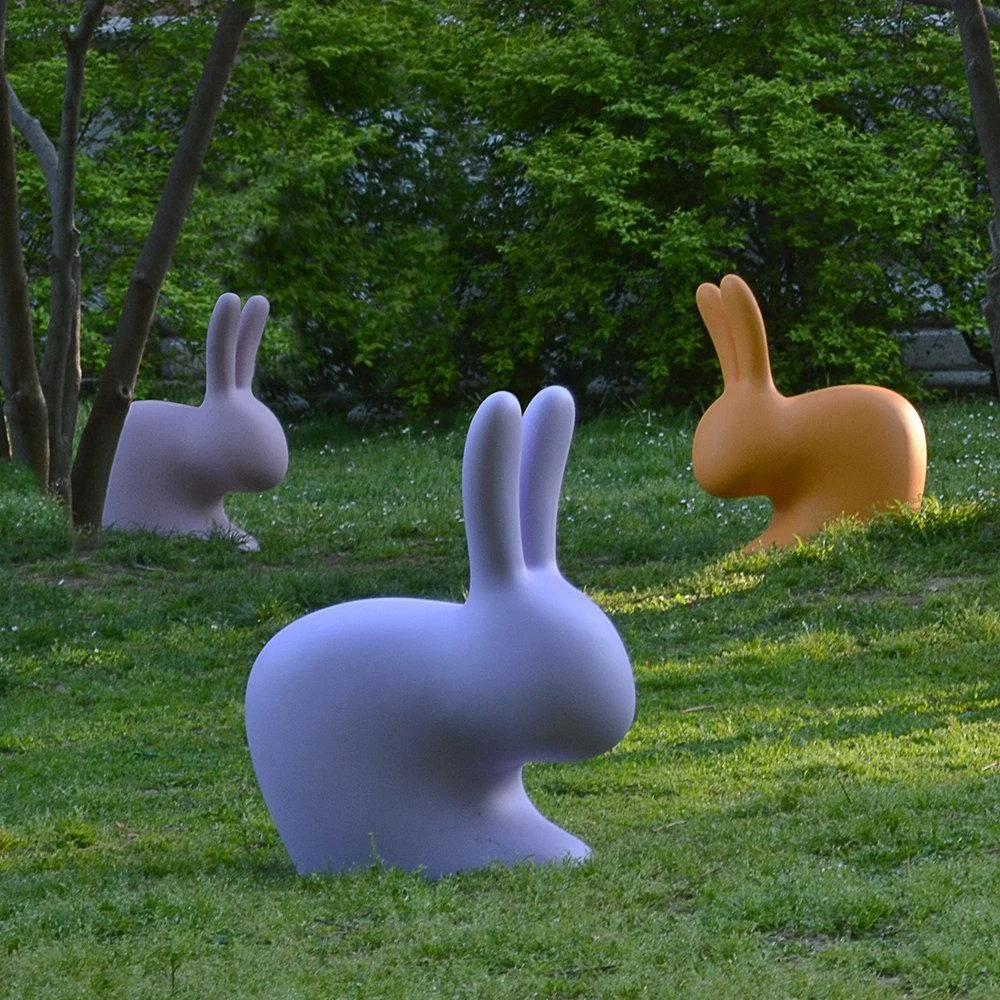 Qeeboo - Rabbit Chair - Large - Orange – image 1