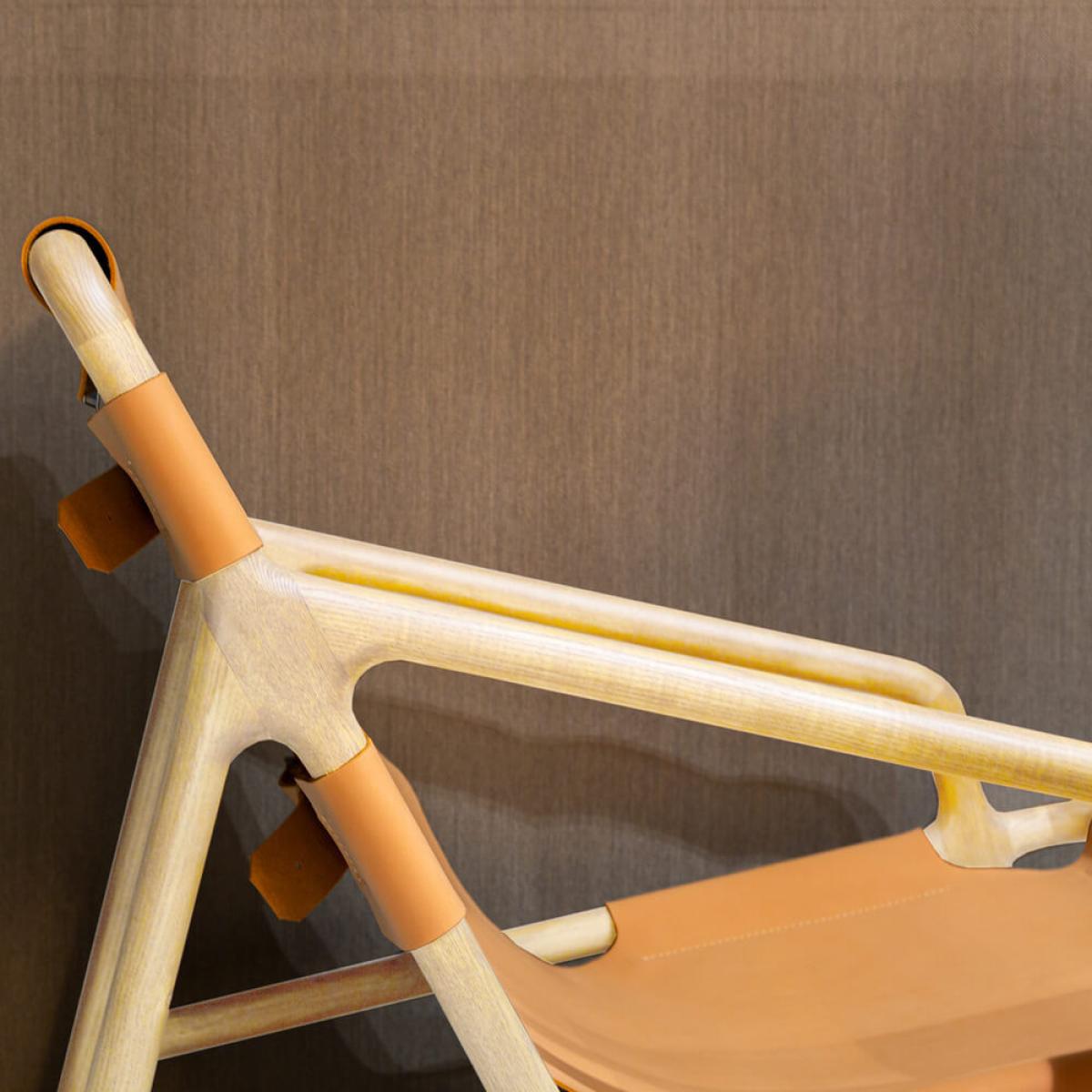 Natural/Pumpkin Paloma Lounge Chair – image 4