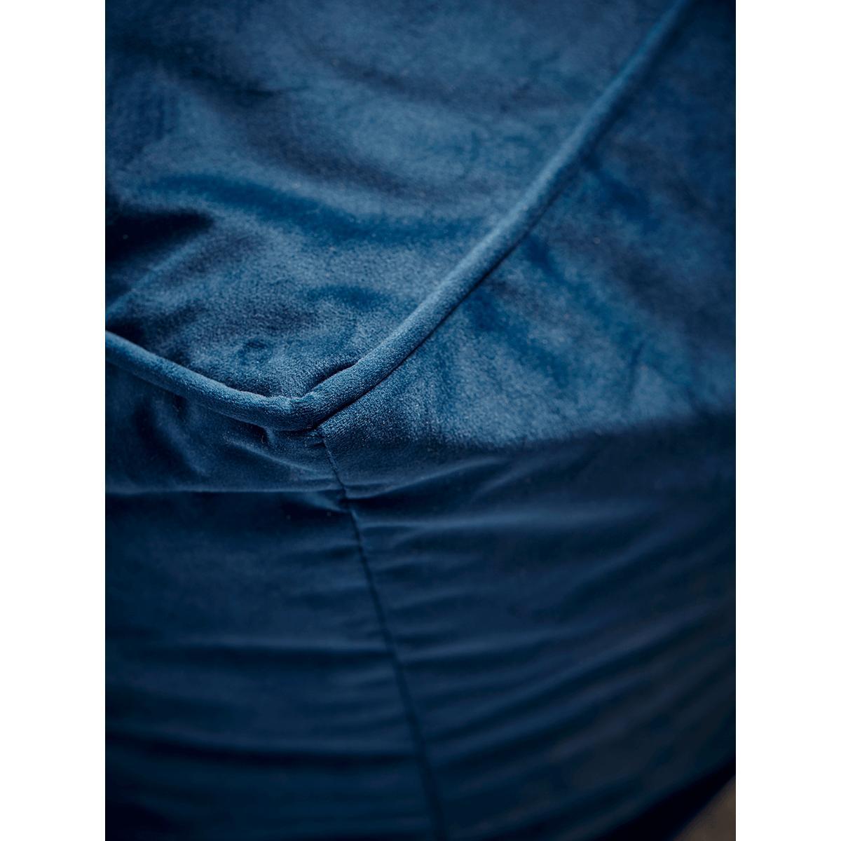 Velvet Bean Chair Small - Navy – image 5