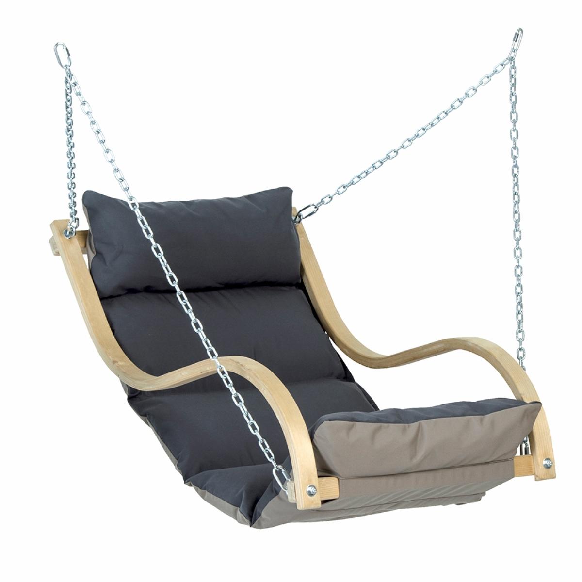 Amazonas Wooden Hanging Fat Chair - Anthracite – image 2