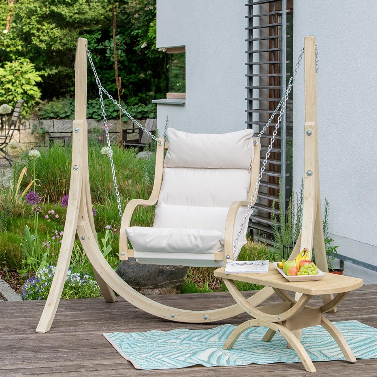 Amazonas Wooden Hanging Fat Chair - Anthracite – image 4