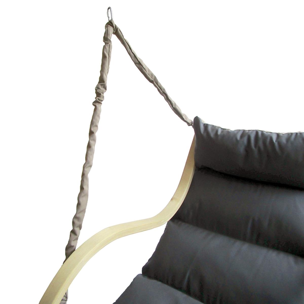 Amazonas Wooden Hanging Fat Chair - Anthracite – image 8
