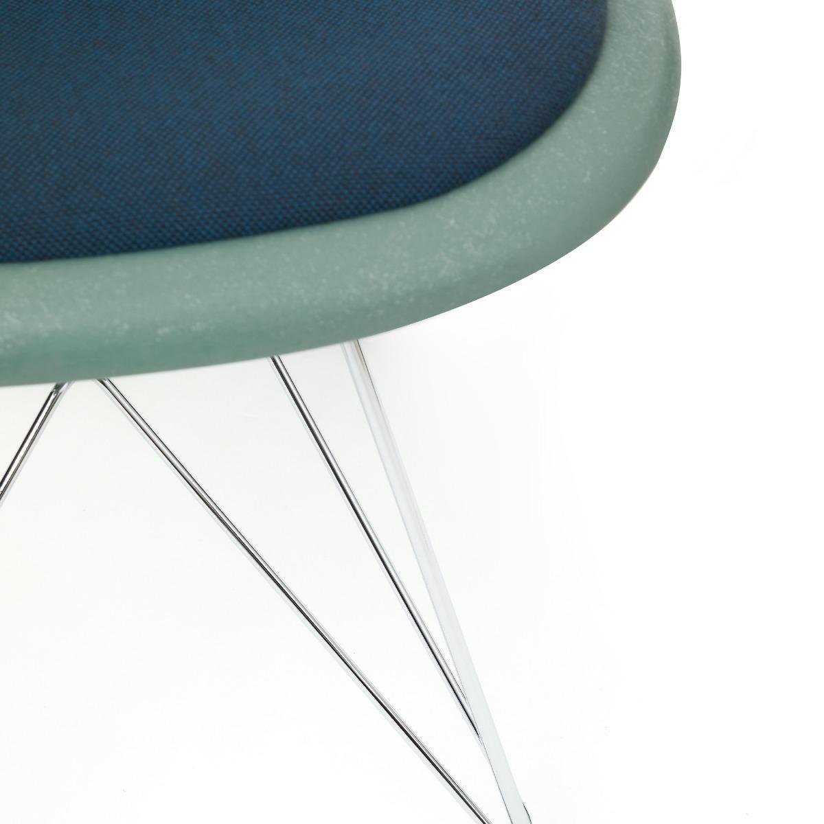 DSR Plastic Side Chair in Mustar/Ivory, Parchment & White – image 11