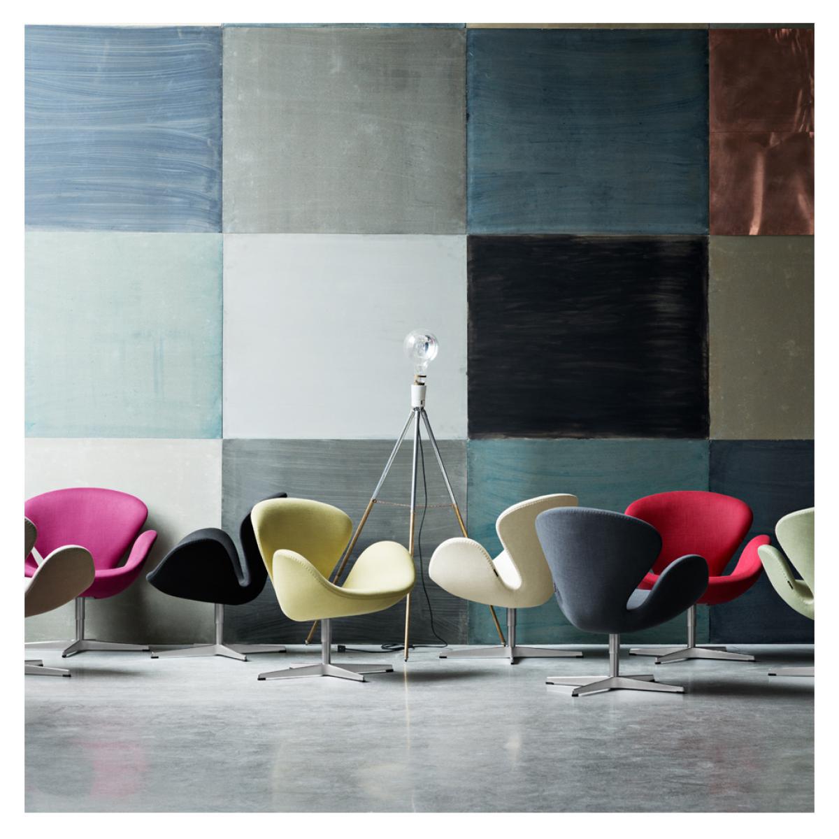 Swan Chair in Divina Melange Fabric – image 3